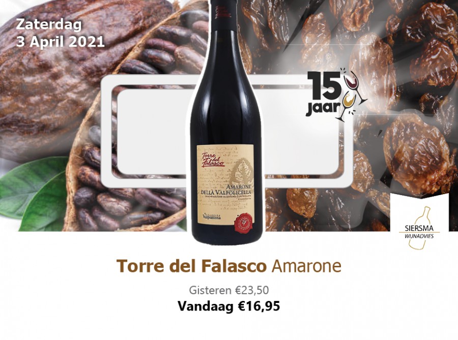 #13 Amarone 2016 | € 16,95 ipv € 23,50 (bijna 30% korting!)