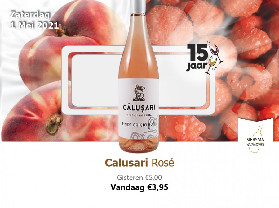 #1 Calusari Rosé | €3,95 ipv €5,00 (21% korting!)