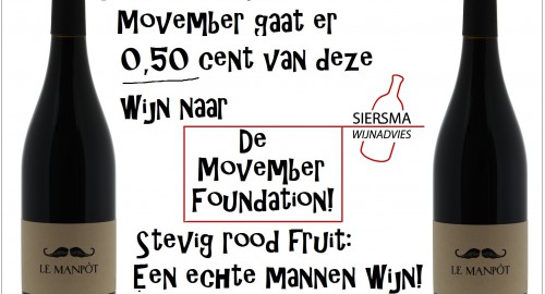 Wijn voor Movember 